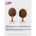 729 Rose Hoja de tenis de mesa de madera de 5 capas