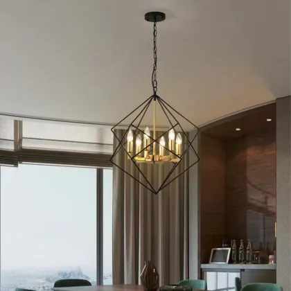 American Creative Industry Style Special-shaped Pendant Lamp for Restaurant Kitchen Island