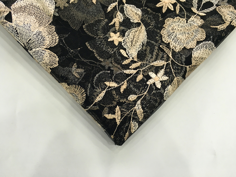 Korea Tulle Embroidery Fabric