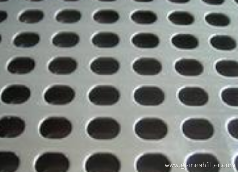 Round hole punched metal mesh