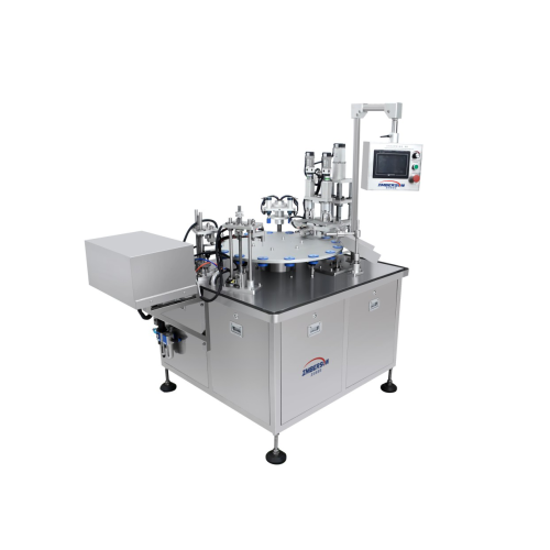 Máquina llenadora y taponadora rotativa de perfumes IPSF
