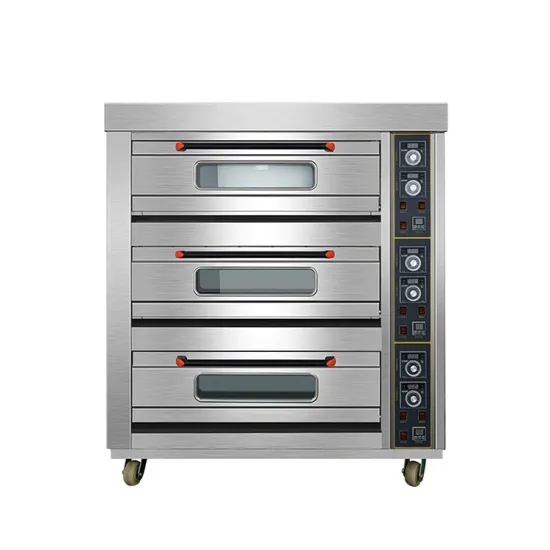 3 Layer 6 Trays Commercial Electric Bread Pizza Cake Baking Drying Ovens Egg Tart Chicken Biscuit Cookie Bakery Oven for Sale