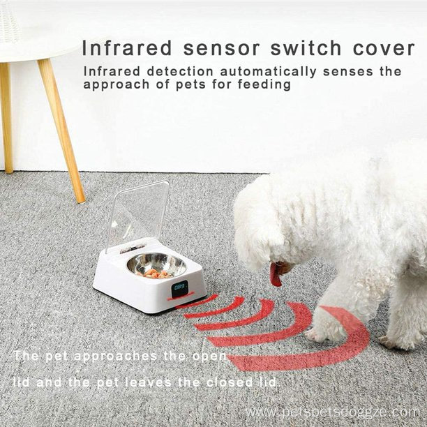 Pet Bowl Automatic Opening Anti roach Pet Feeder