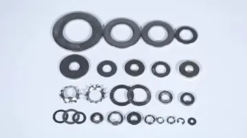High-Density Galvanized Steel Round Lock Washers