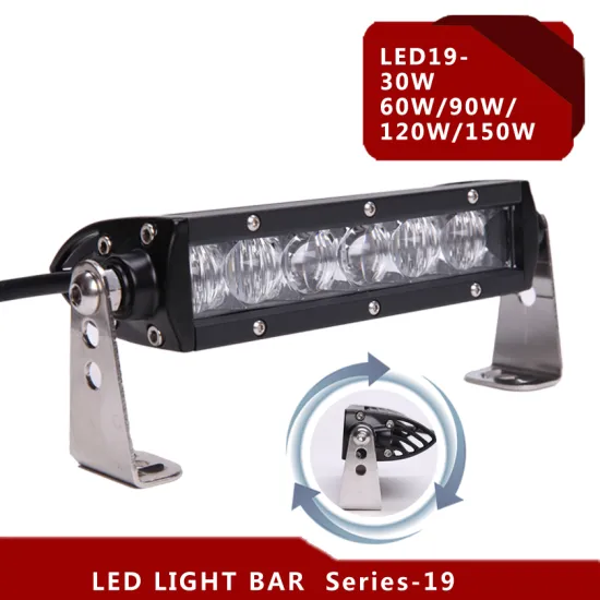 Wholesale 32"inch Straight single row CRE-E Led Light bar 90W Offroad car roof top led light Bar For Truck (5D Projector Lens)