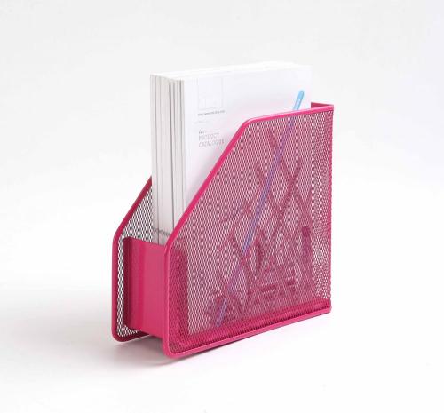 Iron Mesh Desktop Organizer Magazinet Holder