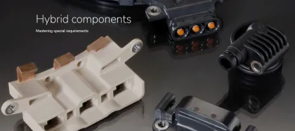 special Hybrid components plastic