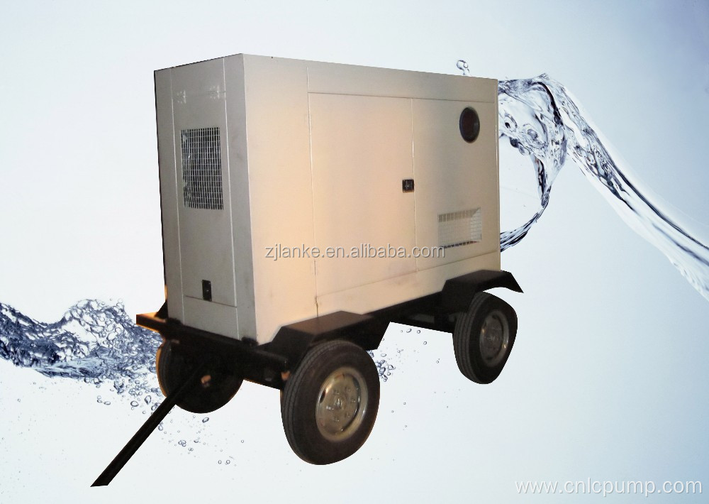 mobile trailer mounted self priming pump,marine sewage pump