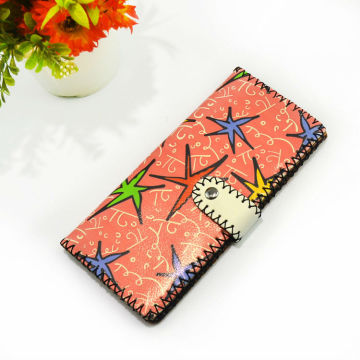 Star Leather Wallet Painted Leather Wallet Wholesale Leather Wallet