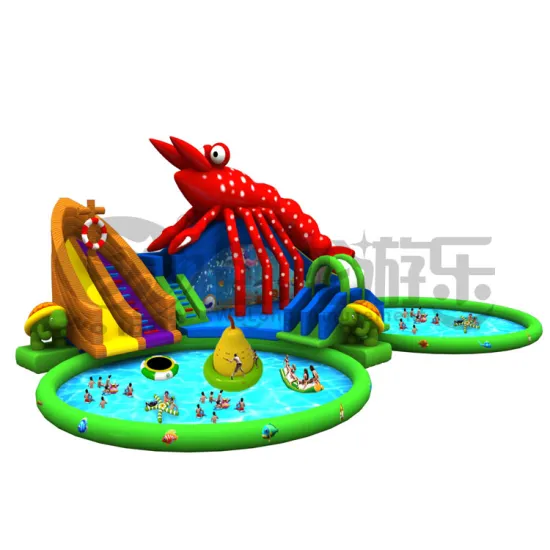 Outdoor Aqua Park Amazing Inflatable Water Slide For Child