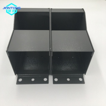 Caja de chapa de fabricación para aplicación de electrones.