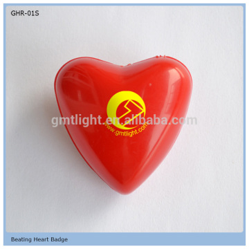 Promotion Valentine\'s Day LED Heart Badge