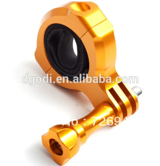 cnc machining handlebar as bicycle mount for camera