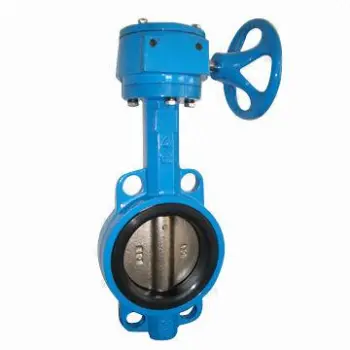 Wafer-type Cast Iron Butterfly Valve, GG25/GGG40/GGG50, Lightweight and Easy to Install