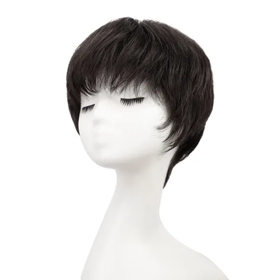 Aisi Hair For Black Women High Quality Pixie Cut  Baby Face Brazilian Wavy Bob Short Human Hair Wigs