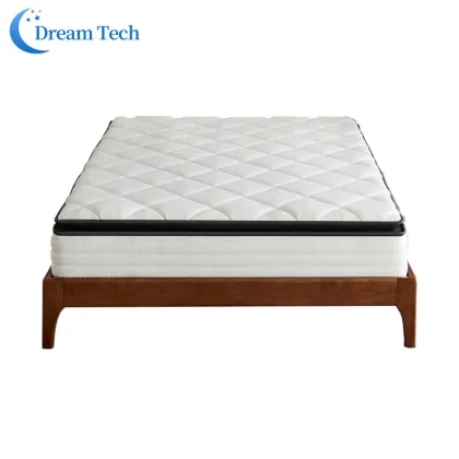 Natural Latex Foam Pocket Spring Mattress for Home