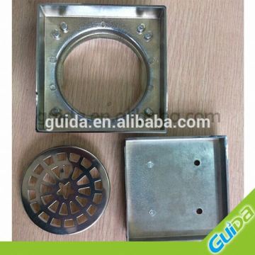 100MM BRASS TILE FLOOR DRAIN WASTE CHROME PLATED