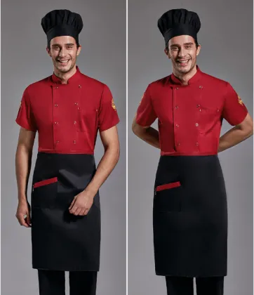 Wholesale Cheap Restaurant Bar Uniforms: Chef Tops, Jackets & Customized Cotton/Polyester Blends