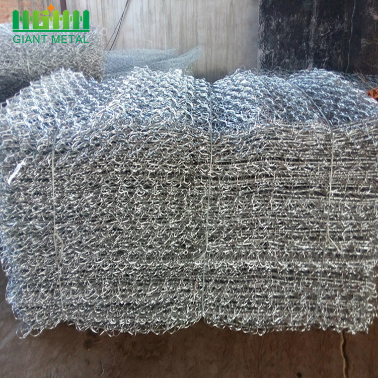 Galvanized Woven Hexagonal Wire Netting Gabion Box