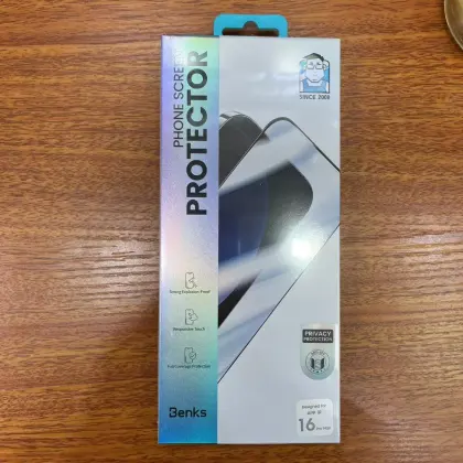 Benks Ultra Shield Privacy Screen Protector for iPhone 16 Pro Max
