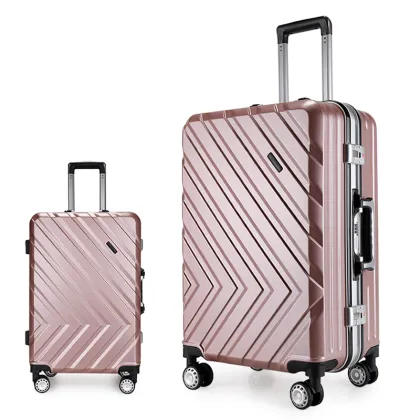 Travel trolley bag luggage wholesale aluminum luggage