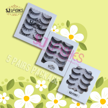 Wholesale Private Label 3D Faux Mink Lashes with Luxury Lash Book Packaging