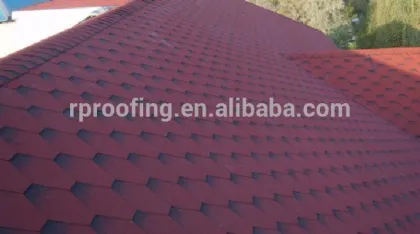cheap hexagonal asphalt shingles roof