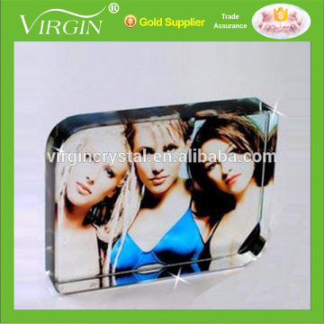 glass photo paperweight photo cube paperweight photo frame paperweight