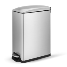 Indoor stainless steel household trash can