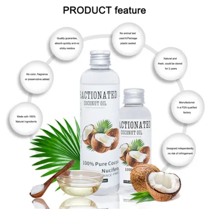 New Arrivals Pure Natural Coconut Oil - Fractionated Virgin Coconut Oil