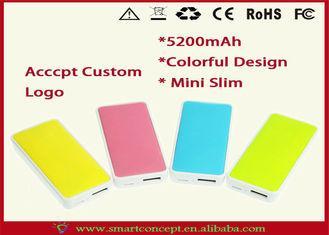5200mah Dual USB Port lithium ion Power Bank With LED Light
