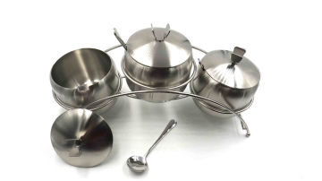 sugar salt pepper kitchen cruet sets samll spoons with the hold