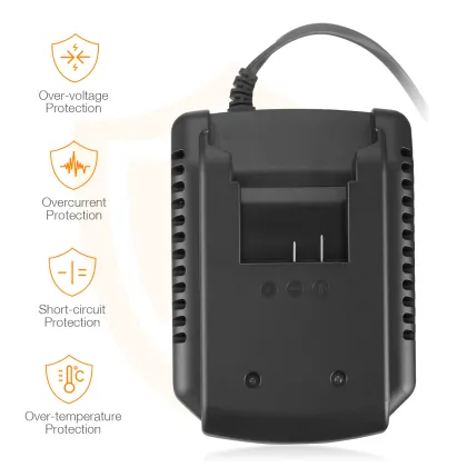 Fast Rechargeable Charger for Snow Joe & Sun Joe 24V Lithium-ion Batteries