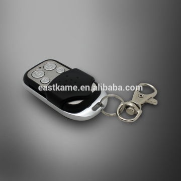 2 Gang Black Crystal Glass Panel Touch Wall Light Switch With Mini Remote Control