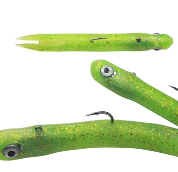 TPE Artificial Silica Gel Jerk Shad Tail Plastic Minnow Saltwater Swim Bait Lure