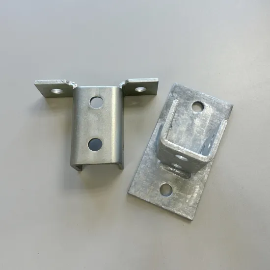 Slotted Hole Strut Channel Post Base For Solar