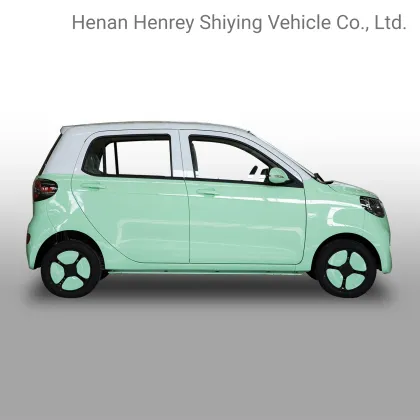 Left Hand Green E Car New Mini Electric Car
