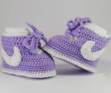 Crochet newborn shoes booties Cotton soft creative