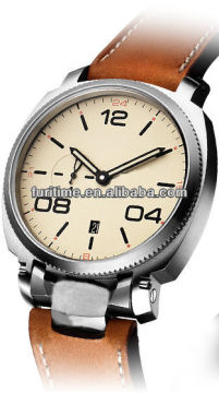 high quality cheap pilot watches with leather strap in hot sale