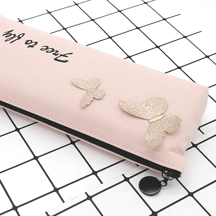 Free to fly canvas pencil case