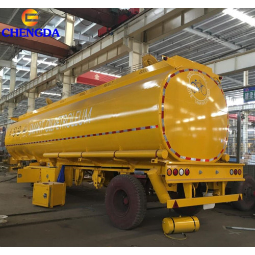 Tri Axle Carbon Steel Oil Fuel Tank Semi-trailer