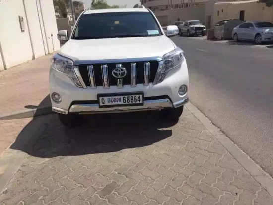 2016 toyota prado FJ150 bumper trims with led light bar