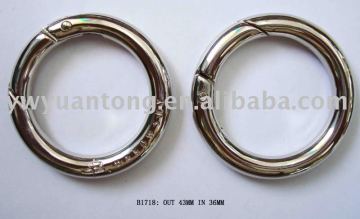 hanging nickel plated round shape bag hooks