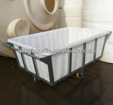 Provide 200L Square tank with Steel hand cart and trolley