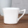 Magnesia square 6 oz cup and saucer