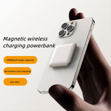 Portable Mini Magnetic Wireless Power Bank - 10000mAh Fast Charger for Phones