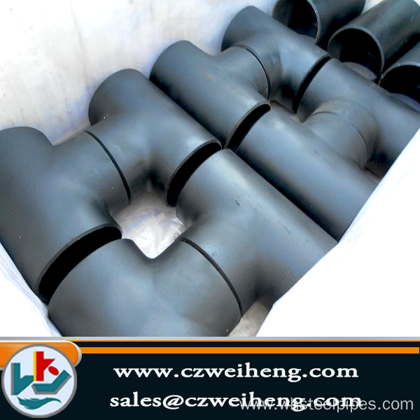 reducing Tee Q235 carton steel black