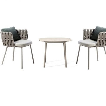 rattan dining table and chair set