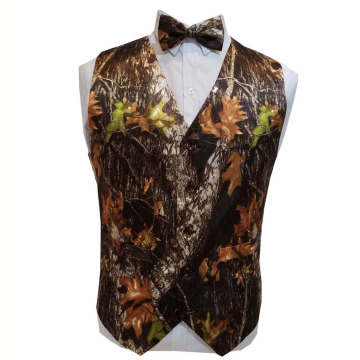 groom wear camouflage tuxedo vests white camo wedding vests men camo formal free shipping