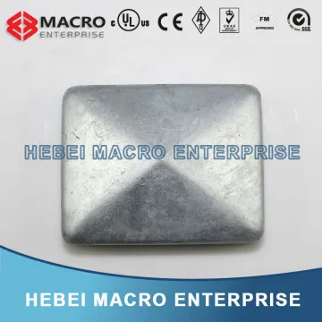Galvanized Steel Metal Fence Post Cap